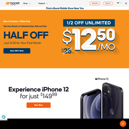 Boost Mobile is one of the most popular service providers